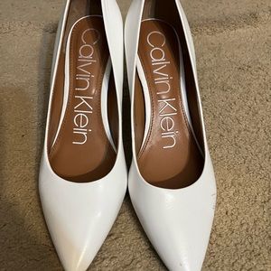 Kelvin Klein white shoes for women